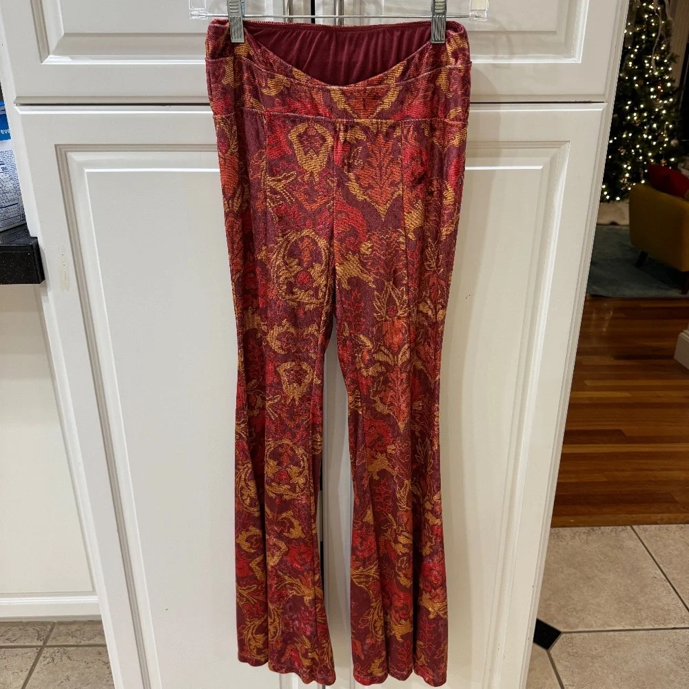 Free People Hold Me Closer Bell Bottom Pants - Picture 5 of 7